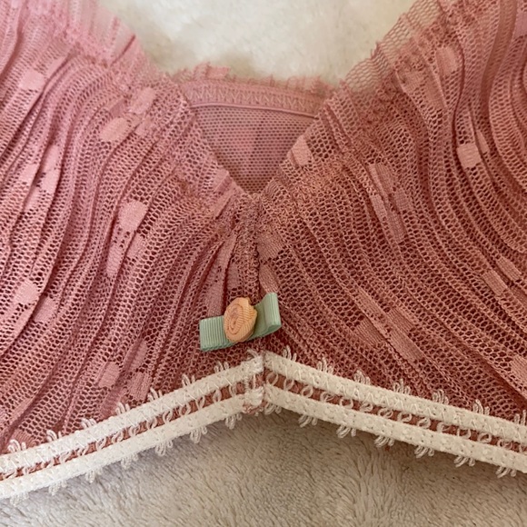 Free People Pink Lace Bralette - Picture 2 of 6
